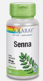 Senna Leaves 470mg-Herbs : 100 Caps