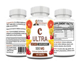 Vitamin C "Ultra" 500mg (with Bioflavinoids, Rutin, Rosehip) Tablets - Vites.com